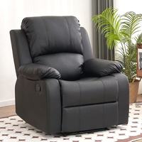 Fauteuil inclinable individuel en cuir, confortable et très populaire, avec fonction de massage, chauffage et bascule, idéal pour la chambre à coucher