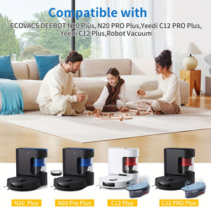 Kit de 16 pièces de rechange compatibles avec les robots aspirateurs ECOVACS DEEBOT N20 Plus/N20 Pro Plus/<span class=keywords><strong>Yeedi</strong></span> C12/C12 Pro Plus - Product Image 3