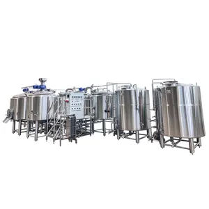 TIANTAI 1500liters 15HL full set of equipment mirror steam heated 4-vessel brewhouse automatic beer brewing machine supply