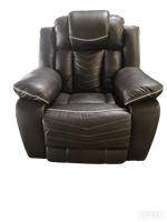 Fauteuil inclinable électrique moderne avec fonction de massage, cadre en bois, pour salon