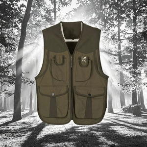 เสื้อกั๊กผู้ชายคุณภาพดี สำหรับฤดูใบไม้ร่วงและฤดูหนาว ผ้าเนื้อนุ่ม ระบายอากาศได้ดี ผลิตจากไนลอน 100% เหมาะสำหรับการล่าสัตว์และตกปลา แบบไม่มีแขน พิมพ์ลาย HD - Product Image 2