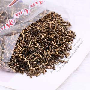 450g/bag Luxury 6mm Glazing Red Twisted Long <strong>Bugle</strong> <strong>Beads</strong> Crystal Glass Seed <strong>Beads</strong> Tube Loose <strong>Beads</strong> for Jewelry Diy Clothing Bulk - Product Image 5