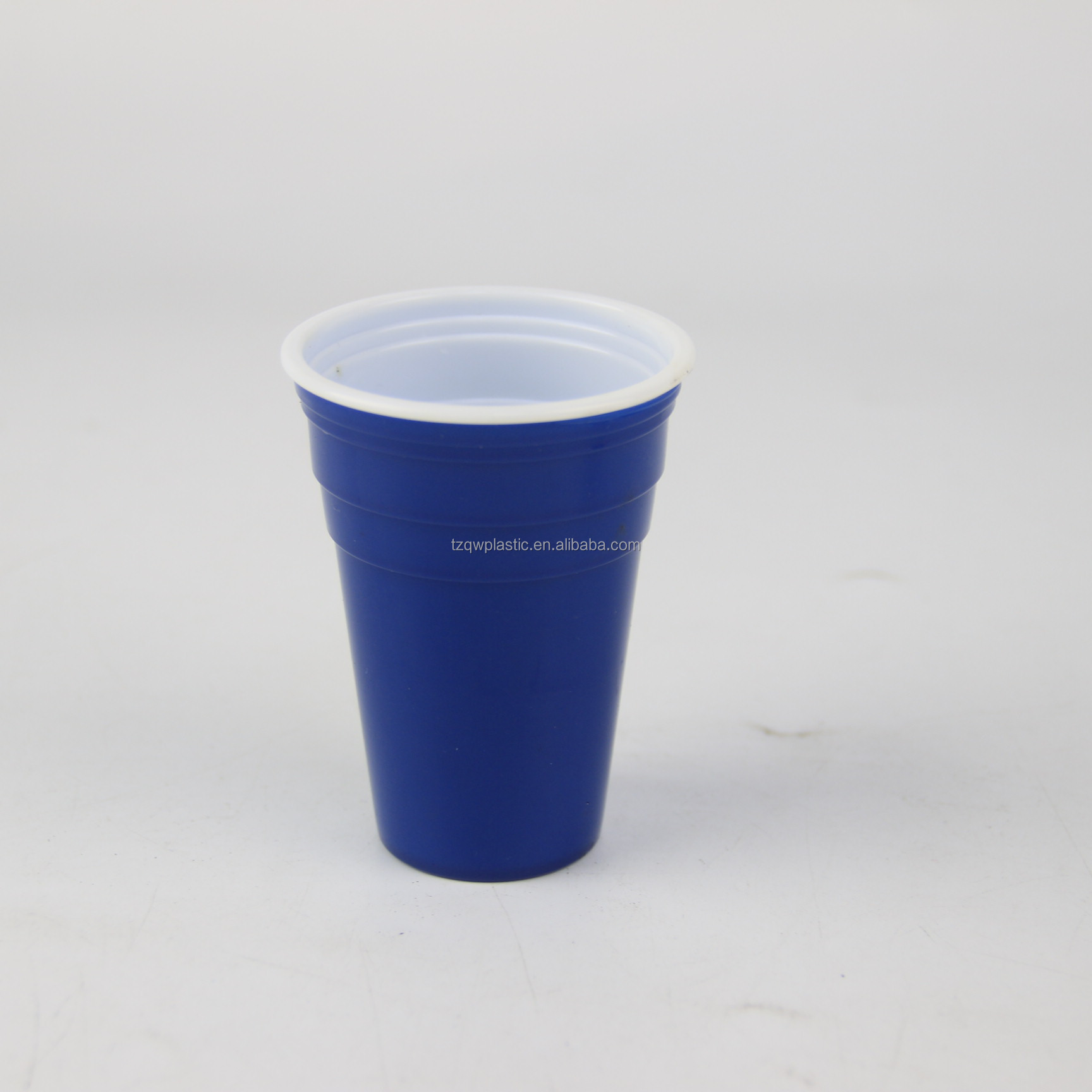 2oz/70ml Red Mini Party Cup Plastic Shot Glass-Blue