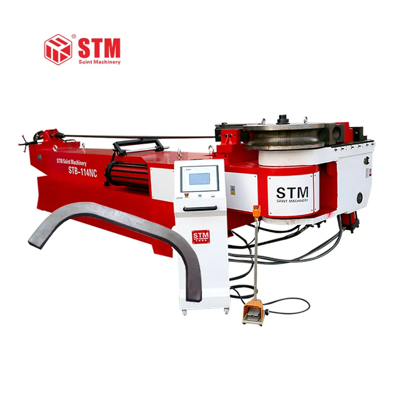 STM STB-114NC thép không gỉ thủy lực tự động CNC ống và ống uốn máy ống Bender