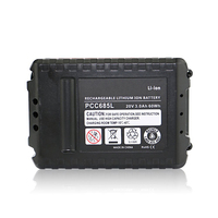 Batterie Li-ion de remplacement haute capacité 20V 1.5-6.0Ah pour PCC685L PCC680L PCC682L PCC685LP Compatible avec Porter Cable