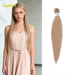 <span class=keywords><strong>Capelli</strong></span> Sintetici Pre-Intrecciati EZ all'Ingrosso, Morbidi e Effetto Yaki per Donne, Trecce all'Uncinetto, Pacchetto di <span class=keywords><strong>Capelli</strong></span> per Intrecciare, Estensioni EZ - Product Image 6