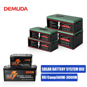 แบตเตอรี่โซลาร์ DEMUDA 12V 24V LiFePO4 ความจุ 100AH/200AH/400AH อายุการใช้งาน 3000 รอบ รับประกัน 5 ปี - Product Image 1