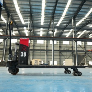 Transpaleta eléctrica con batería de litio de 1500KG-2000KG, conector de alimentación de Motor de CC, 550mm, 685mm, ancho de horquilla para puerto de carga - Product Image 3