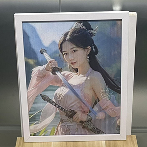 Affiches d'anime en 3D à effet 3D à l'œil nu personnalisées, affiches de <span class=keywords><strong>portrait</strong></span> lenticulaires en 3D, photo pour décoration murale - Product Image 2