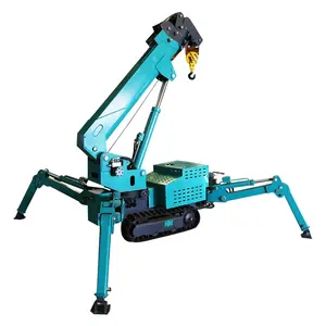 1.2t Crawler JIB nâng Micro Crane Crawler 1ton Spider Crane nhà máy Made giá mini Spider Crane để bán