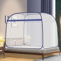 Moustiquaire pliable sans installation pour yourte mongole, isolation anti-moustiques, anti-poussière pour lit superposé de dortoir, usine transfrontalière