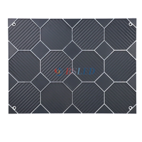 Mur vidéo LED P2.5 d'intérieur 640x480 SMD2121, luminosité 4500, en aluminium moulé sous pression, service frontal magnétique, avec garantie de 3 ans