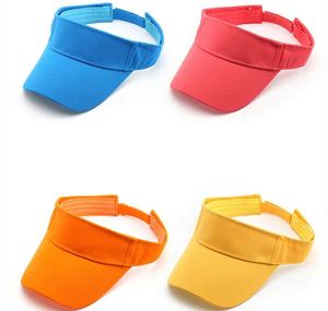Visera Ligera Unisex de Color Sólido con Protección UV para Mujeres y Hombres, Gorra de Verano Portátil, Regalo Promocional - Product Image 2