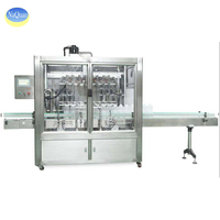 Machine de remplissage pneumatique automatique à piston pour liquides et crèmes, prix usine Shanghai, pour boissons en verre, miel, huile, shampoing, pâtes et sauces
