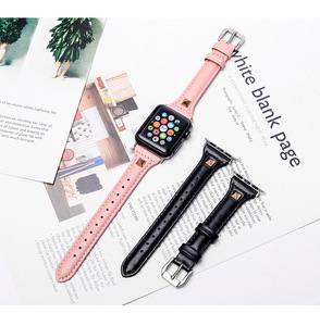 <span class=keywords><strong>Bracelet</strong></span> de <span class=keywords><strong>montre</strong></span> intelligente en <span class=keywords><strong>cuir</strong></span> véritable remplaçable pour Apple Smart Watch - Product Image 3