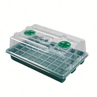 Kit de Propagation pour Semis : Pots de Culture en Plastique, Plateaux de Semis avec Lampe LED pour Jardin, Pépinière, Fleurs et Plantes