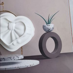 Wholesale Custom Food Grade Silicone Single Bow Heart Mousse Cake <b>Mold</b> - Product Image 4