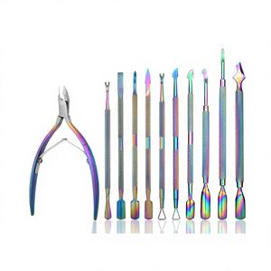 Professional Nail Salon Cuticle Pusher Set Stainless Steel Curved Wide Jaw Opening Nail Nipper Tools for Finger <b>Toe</b> - Product Image 1