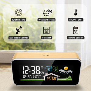 Stazione <span class=keywords><strong>Meteo</strong></span> con Schermo VA, Termometro Digitale Interno/Esterno, Igrometro, Barometro, Orologio LED con Funzione <span class=keywords><strong>Meteo</strong></span> - Product Image 3