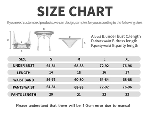 ZZYUP Sexy Pour Femmes Lingerie de bondage à broderies florales - Hot-Sexy Xl Jarretière transparente Ensemble de lingerie - Product Image 6
