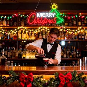 Insegna al Neon Commerciale 3D con Specchio <span class=keywords><strong>Infinito</strong></span>, Pupazzo di Neve Natalizio, Luci LED al Neon per Negozi <span class=keywords><strong>e</strong></span> Feste, Insegne Creative con Trasformatore - Product Image 1