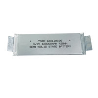 Batterie semi-solide haute performance 420Wh 3.5V 120Ah à haute densité énergétique pour drone de course FPV et UAV de transport