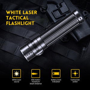 Senter LED Taktis Luar Ruangan Terbaru 10W Super Terang Tahan Air IP67, Senter Saku LEP Jarak Jauh Bertenaga - Product Image 2