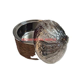 โมเดิร์นไม้เนื้อแข็งการออกแบบใหม่ไม้และสแตนเลสหม้อในทำด้วยมือขายส่งที่กำหนดเองไม้หม้อร้อนที่มีฝาปิด - Product Image 1