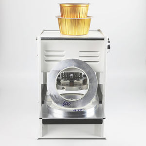 Fast Food semi automatico rotondi, rettangolari e quadrati contenitori in alluminio vassoi sigillante elettrico macchina termosaldatrice manuale - Product Image 2