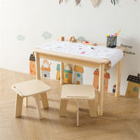 Table sensorielle en bois pour salle de classe avec 2 bacs, table de jeu Montessori pour sable et eau, pour l'école maternelle et la maternelle, certifiée EN71 ASTM