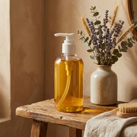Bouteilles en plastique PET personnalisées de 250 ml avec pompe pulvérisatrice de 24 mm et décalcomanie pour emballage de savon liquide et shampoing – Vente en gros