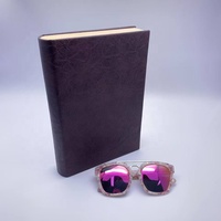 Lunettes de soleil personnalisées Rangement des montures optiques Sac de spectacle Présentoir de lunettes Brillenkoker en forme de livre Étuis à 4 fentes pour lunettes