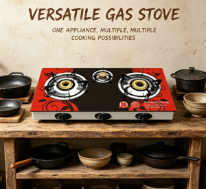<span class=keywords><strong>Estufa</strong></span> de Gas de Alta Eficiencia con 2.5 Quemadores, Vidrio Templado de 7mm, Quemadores de Latón, Encendido Automático, Certificación ISO para Cocina Múltiple - Product Image 2