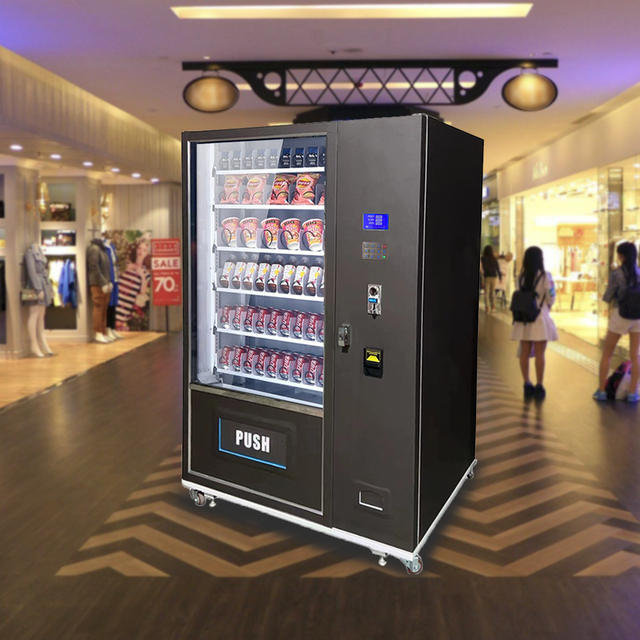 Self-Service Automatic Touch Screen Vending Machine Combo Vending Machine for Foods and Drinks