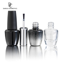 En stock – Flacon vide de vernis à ongles UV de luxe 13 ml – Emballage en verre pour vernis à ongles UV avec pinceau
