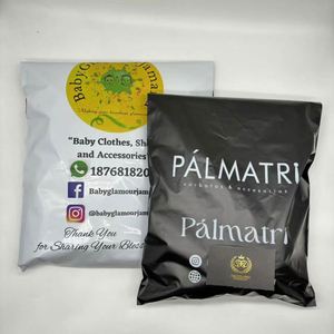 Custom LOGO Printed LOGO Full Color Poly Shipping Mailer White Pattern Mailing Bags - Product Image 4