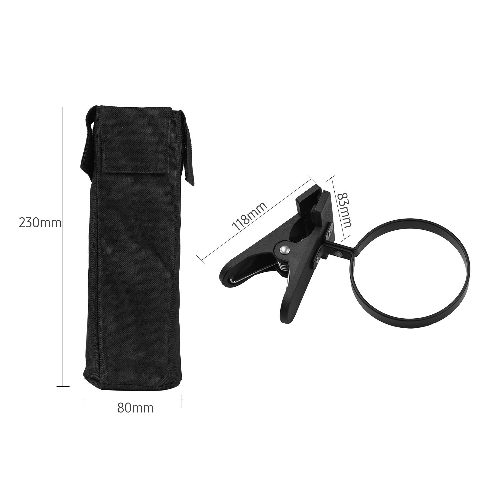 Porte-baguettes Batterie Pliable - 12 Paires - En Feutre Polyester, Suspendable