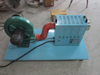 Souffleur à pression moyenne, chauffage industriel à air chaud à haut débit d'air 5kW 7.5kW 10kW pour séchage et réchauffement industriels