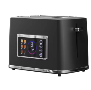 Pantalla táctil a Color inteligente barato 2 rebanadas <span class=keywords><strong>tostadora</strong></span> carcasa de plástico Control de tostado ajustable <span class=keywords><strong>tostadora</strong></span> eléctrica autocentrante - Product Image 3