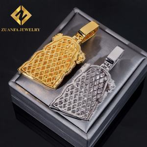 Collar de Hip Hop con Colgante de Jesús, Plata 925, Moissanita VVS, Chapado en Oro, Estilo Iced Out, Compatible con Cadena de Tenis - Product Image 6