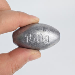 Palmer 1g-200g chumbo peso pesca pesos chumbadas forma oval oco chumbadas peso pesca - Product Image 4