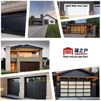 Puerta de Garaje Seccional Residencial Europea de Panel Plano, Personalizada, Aislada, de Acero y Espuma de PU, de Seguridad, Directo de Fábrica