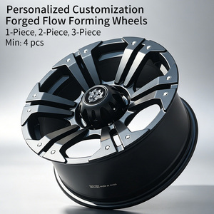 Jantes FLowtone <span class=keywords><strong>4x4</strong></span> tout-terrain 16" 17" 5x114.3 6x139.7 Jantes en alliage concaves Jantes tout-terrain pour Ford Mustang Wrangler Kia - Product Image 2