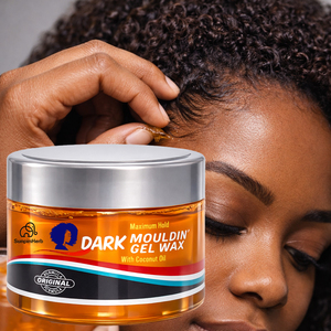 Cera en Gel para Cabello Oscuro 250ml Fijación Máxima Sin Residuos Gel Estilizador para Bordes y Peinados Afro Suministro a Granel - Product Image 1