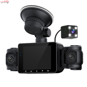 Mới 2025 2.4 inch phía trước phía sau bên trái bên phải xe máy ảnh sản phẩm mới tầm nhìn ban đêm DVR kỹ thuật số Dashcam 1080P 4 ống kính lái xe ghi âm - Product Image 3