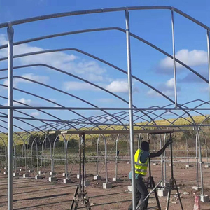 8X60M Gegalvaniseerd Stalen Frame Tunnel Huis Agrarische Kas - Product Image 1