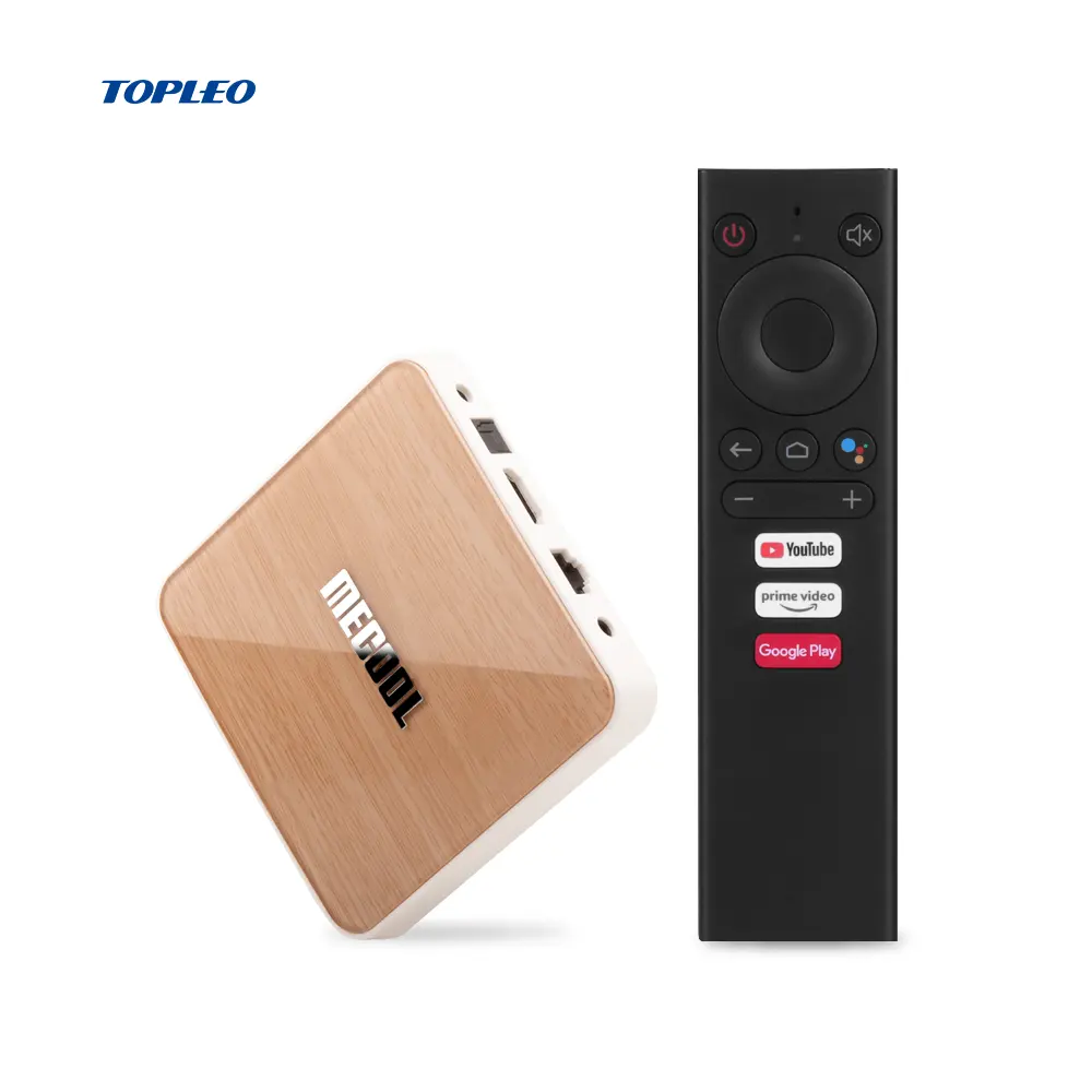 Topleo KM6 set top box tv digital mecool smart android 4gb ram 64gb rom mini tv box