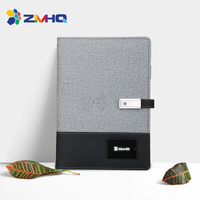 Mini pc portable, batterie d'alimentation sans fil avec logo, écran LED 7 couleurs