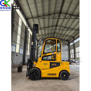 额定起重2000公斤强力2吨3米前进电动叉车4WD座椅驱动货运站货叉 - Product Image 5