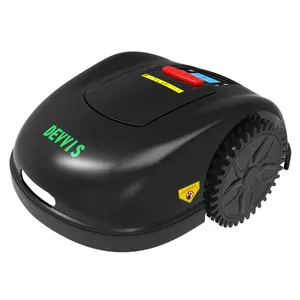 13.2Ah Lithium-Ion DEVVIS Robotic Mower , Brushless Wheel Motors, Wifi Plus Phone App Model E1600T For Lawn Up to 3600 sqm